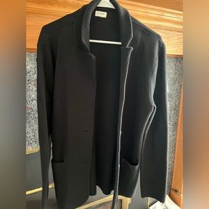 J-Crew Mock Neck Cotton Blazer